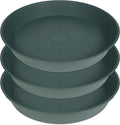 3 Pack of 20 22 inch Plant Saucer, 3.6" Depth Tray, Large Deep Garden Plastic by Bleuhome