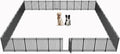 Dog Fence Outdoor for Yard Indoor Dog Playpen 40" Height 40 Panels Portable Dog by Petorldog