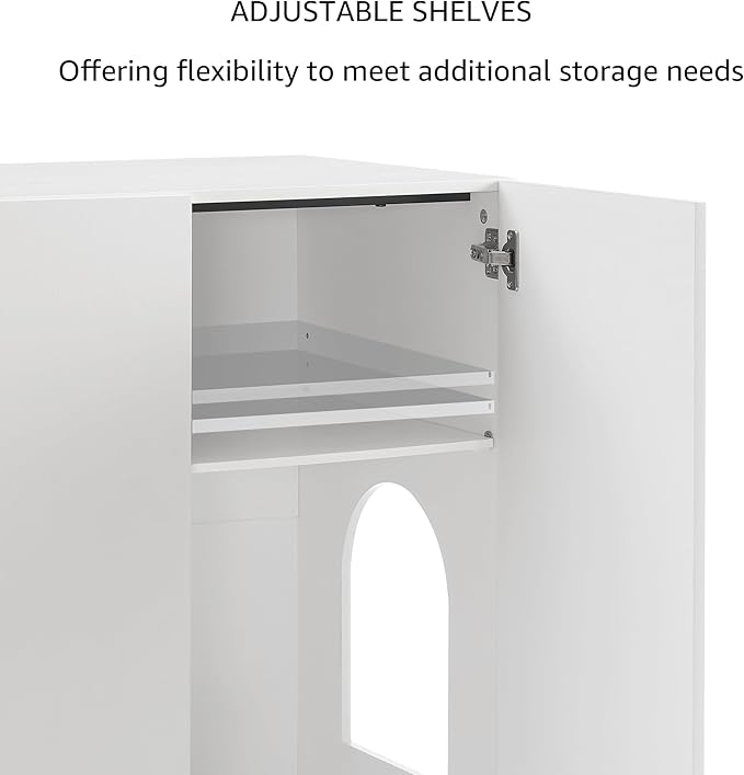 unipaws Tall Cat Litter Box Enclosure - Image 5