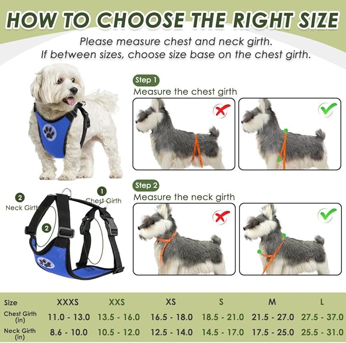 SlowTon Dog Seat Belt Harness for Car, Dog Car Harness Adjustable Mesh - Image 5