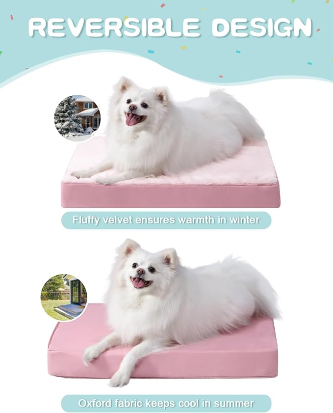 KSIIA Orthopedic Dog Bed Waterproof Pet Bed - Image 4