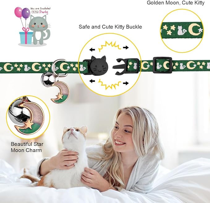 Baeuppit 2PCS Breakaway Cat Collars - Image 3