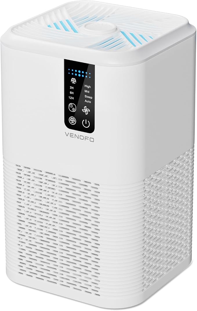 Air Purifiers for Home, H13 HEPA Large Room Up to 1750ft², 3-in-1 Filter by VENDFO