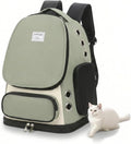 Cat Backpack Carrier, TSA Airline Approved Pet Travel Bag by GixDix