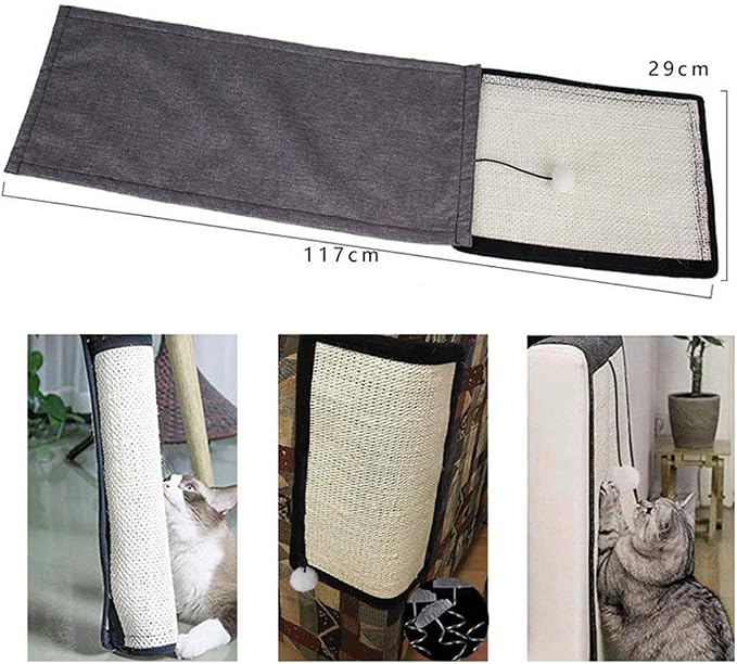 Cat Scratcher Mat Sofa Protector Natural Sisal Cat Scratching Mat Cat Scratch - Image 2