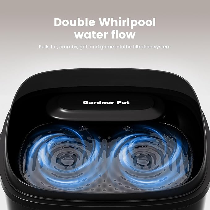 Gardner Pet Dog Water Fountain, Dog Water Bowl Dispenser - Image 2