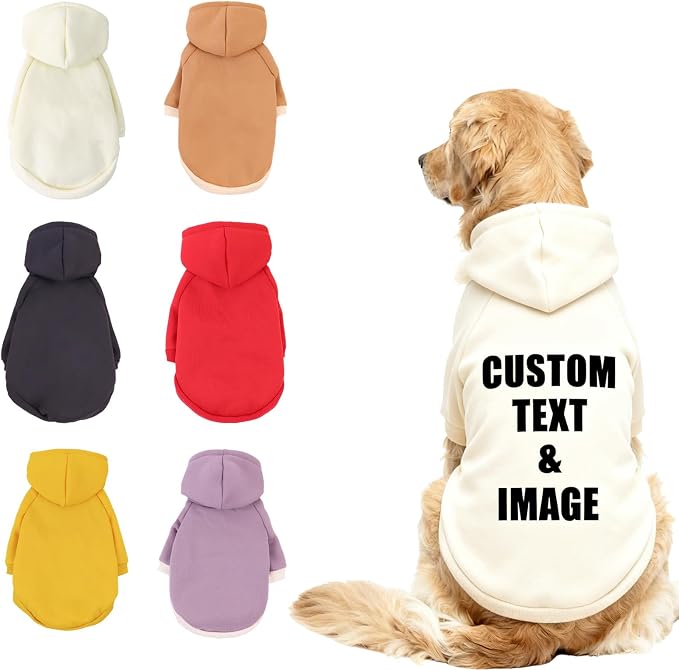 Custom Dog Hoodie, Personalized Sweatshirt by Unknown
