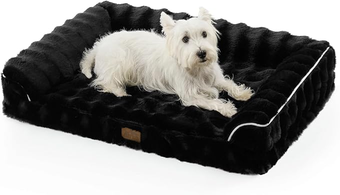 Faux Rabbit Fur Orthopedic Dog Bed, Dog Bed by COZYKISS