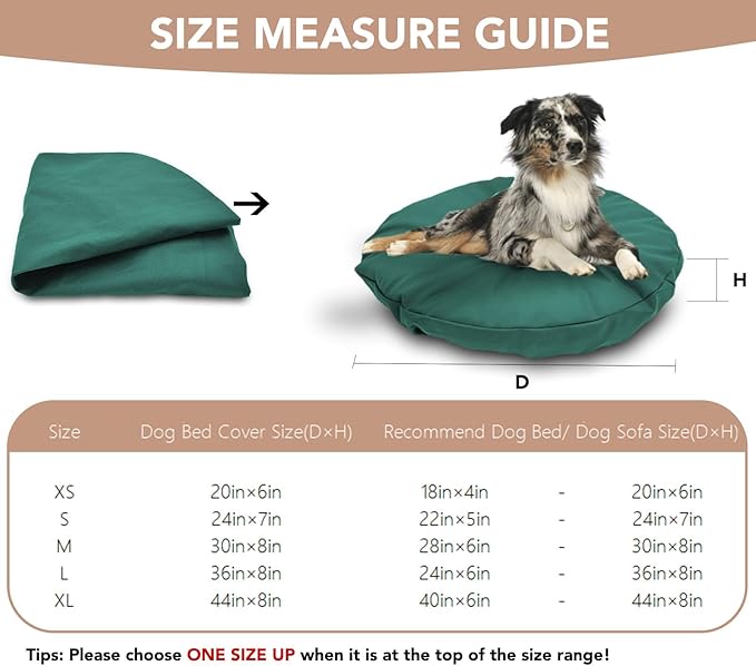 Dog Bed Cover Waterproof Replacement Machine Washable Covers - Image 4