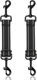 YUEPET Dog Safety Collar Clips 2 Pack Adjustable Prong Collar Backup Clips by YUEPET