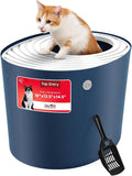 IRIS USA Cat Litter Box, Large Top Entry by IRISUSA