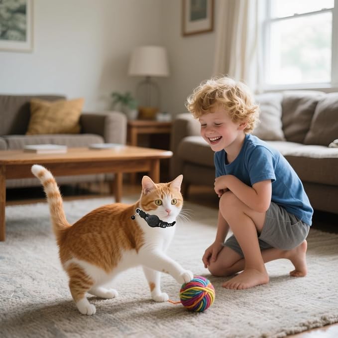 Pet Tracker, GPS Collar for Cats Smart tag, Waterproof Compatible - Image 4