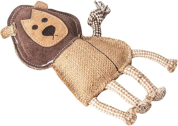 Natural Jute Dog Chew Toy – Lion Shape, Tough & Durable Puppy Teething Toy - Image 6