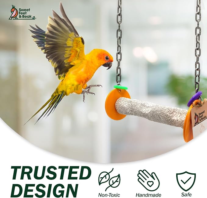 Sweet Feet and Beak Roll Bird Swing - Image 4
