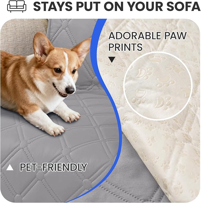 Waterproof Dog Blanket, Non-Slip Soft Pet Bed Cover, Couch Cover - Image 3