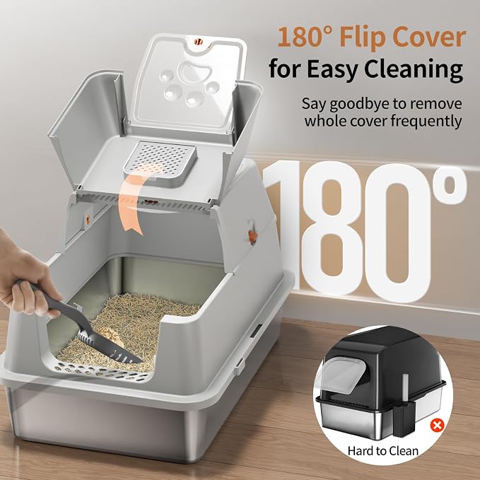 Stainless Steel Cat Litter Box - Image 2