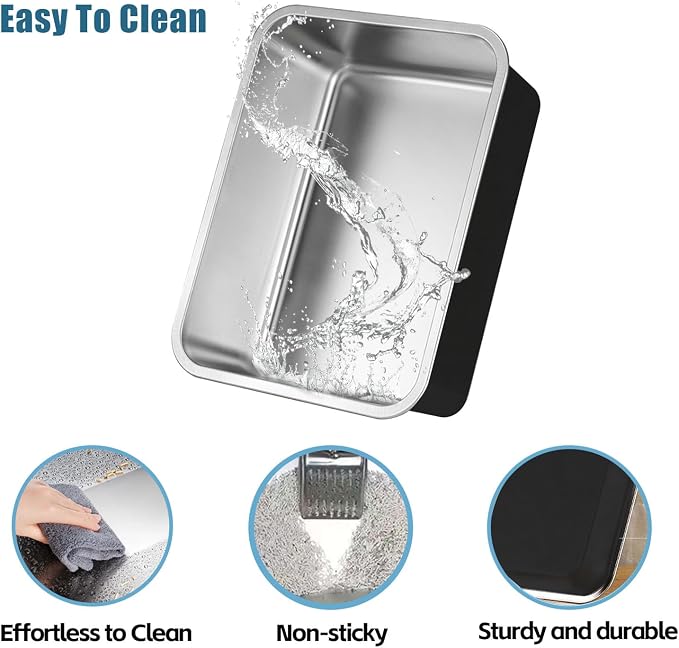 Stainless Steel Cat Litter Box - Image 2