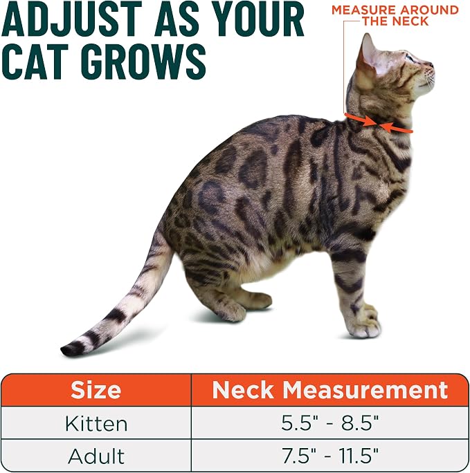 OutdoorBengal Green Cat Collar Breakaway, Soft Padding - Image 5