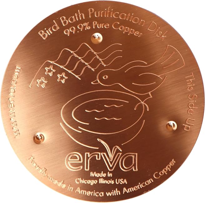Erva 3-Pack Copper Bird Bath Purification Disk by Erva
