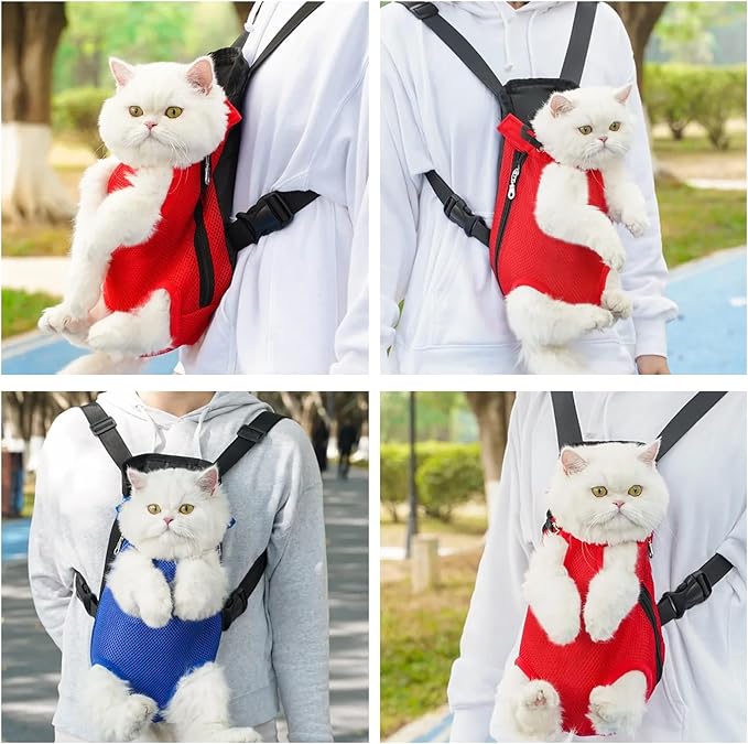 Dog Carrier Backpack, Adjustable Puppy Front Carrier Backpack, Ventilated Dog - Image 7