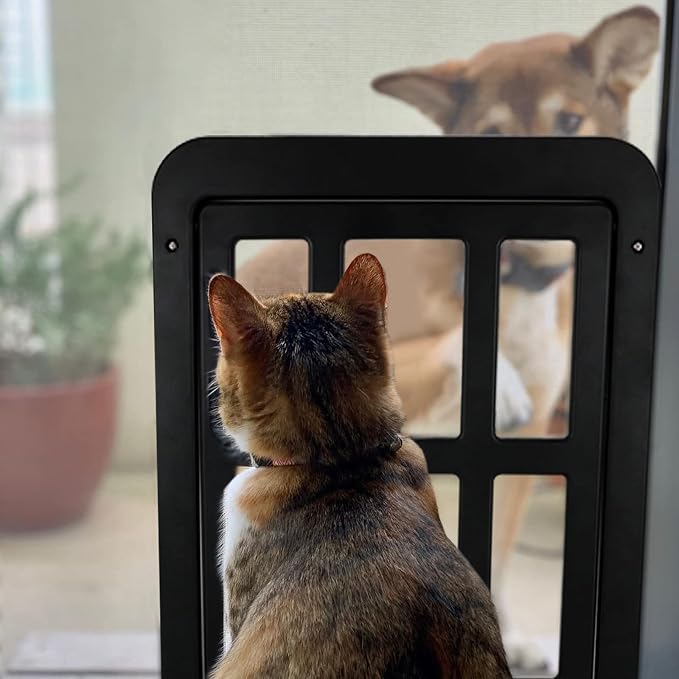 NAMSAN Dog Screen Door, Flap Opening 11.2 x 14.4 inches, Dog Door - Image 7