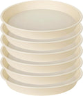 6 Pack of 10 inch Plant Saucer Blue, Heavy Duty Plastic Plant Saucer 10 inch by Bleuhome