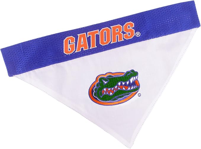Pets First Collegiate Pet Accessories, Reversible Bandana, Florida Gators by PETSFIRST