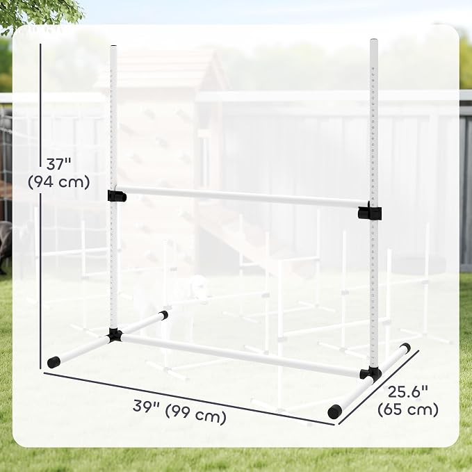 PawHut 6 Piece Dog Agility Training Equipment - Image 3