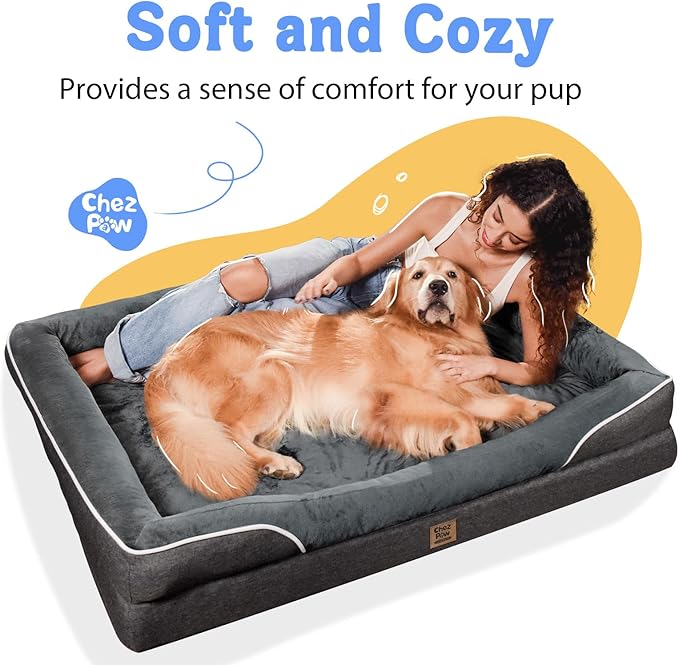 Large Orthopedic Dog Bed Washable - Image 6