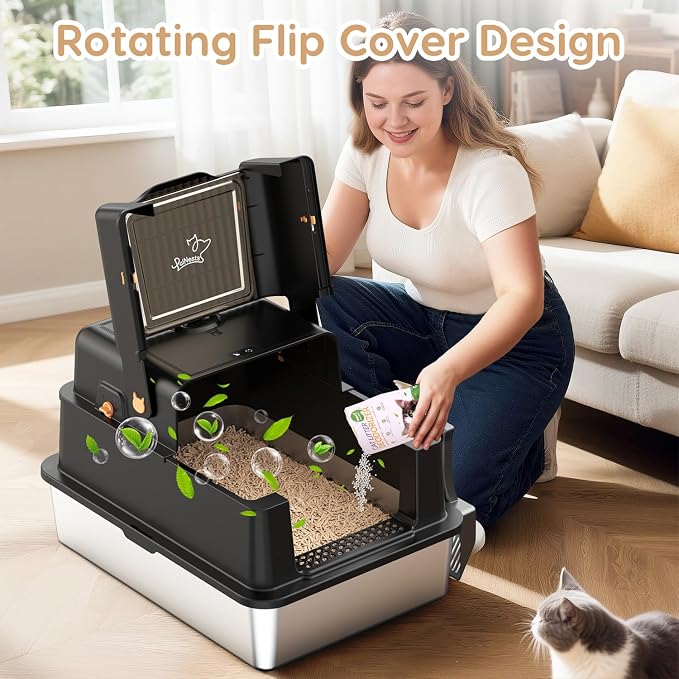 L8 Ultra-XXXL Stainless Steel Litter Box - Image 2