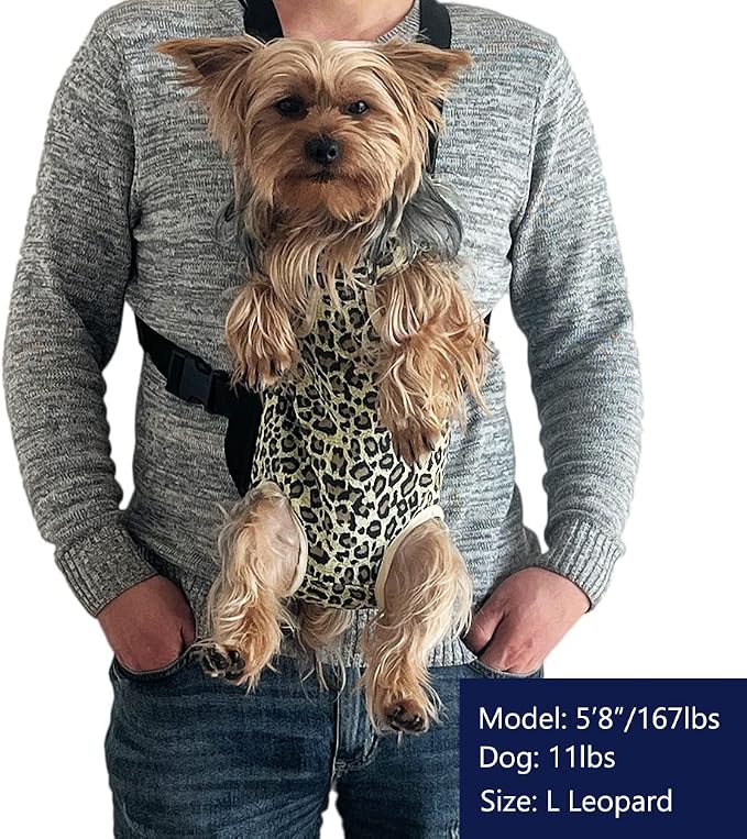 Leconpet Pet Carrier Backpack, Legs Out Adjustable Pet Front Cat Dog Carrier - Image 4