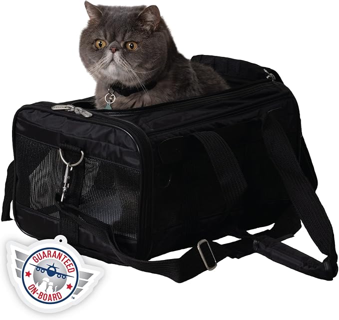 Sherpa Original Deluxe Travel Pet Carrier, Airline Approved & Guaranteed On by Sherpa
