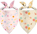Happy Birthday Dog Bandanas, Double Sided Adjustable Birthday Party Pet by XGXHZYLC