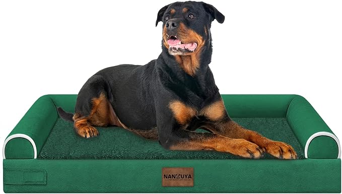 Large Dog Bed Orthopedic Washable: Beds Bolster XXL Bed Big XLarge Dogs Egg by Nanuya
