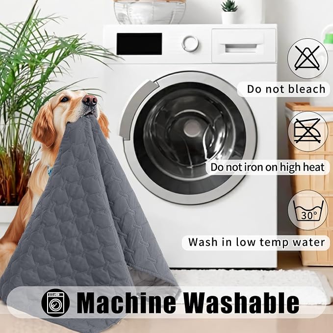 Smiry Waterproof Dog Bed Cover Blanket, Soft Reversible Pet Blanket, Washable - Image 8