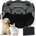 Portable Puppy Playpen Indoor, Small Dog Playpen, Pop Up Kitten Cat Play Pen by Goozii