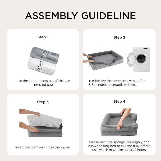 Bedsure XL Orthopedic Dog Bed for Extra Large Dogs - Image 8