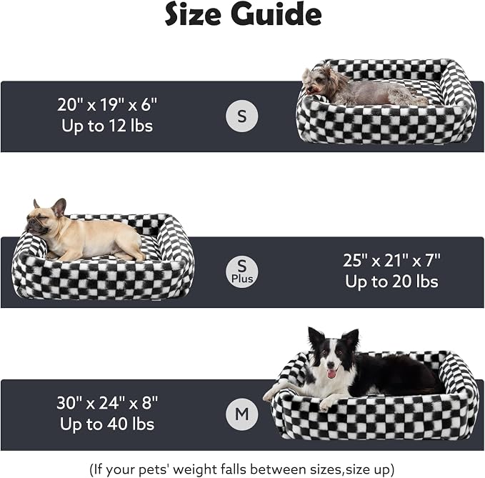 JOEJOY Small Dog Bed for Small Dogs, Rectangle Washable Orthopedic Corduroy - Image 5