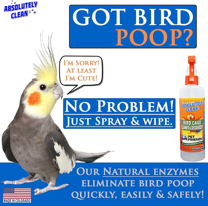 Absolutely Clean Amazing Bird Cage Cleaner and Deodorizer - Image 2