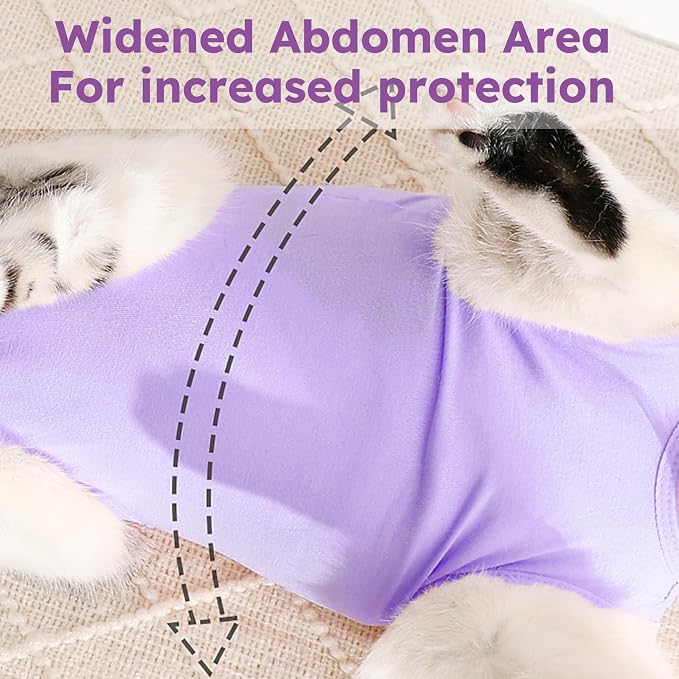 Cat Recovery Suit, Breathable Cat Surgery Recovery Suit Female, Cat Onesie - Image 5