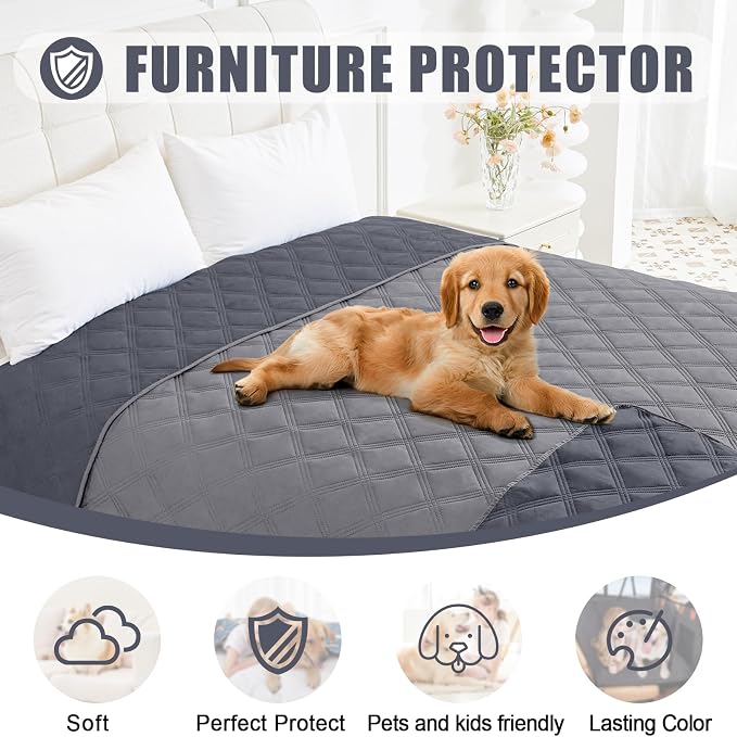 Smiry Waterproof Dog Bed Cover Blanket 40x50, Soft Reversible Pet Blanket - Image 8