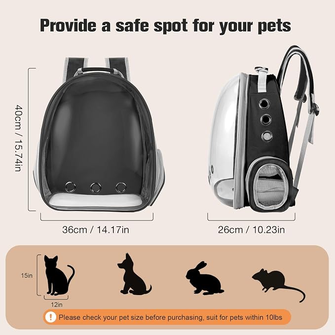Cat Carrier Backpack, Pet Carrier Backpack Front Pack - Image 2