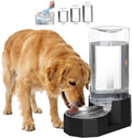 Sfozstra Large Dog Water Dispenser: 9L Gravity Black Gravity Water Feeder by Sfozstra