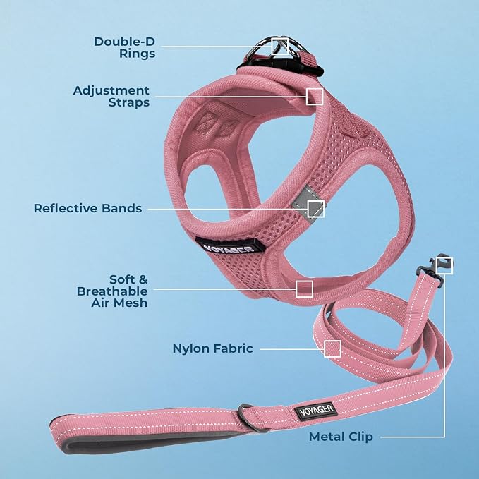 Best Pet Supplies Voyager Step-in Air All Weather Mesh Harness and Reflective - Image 3