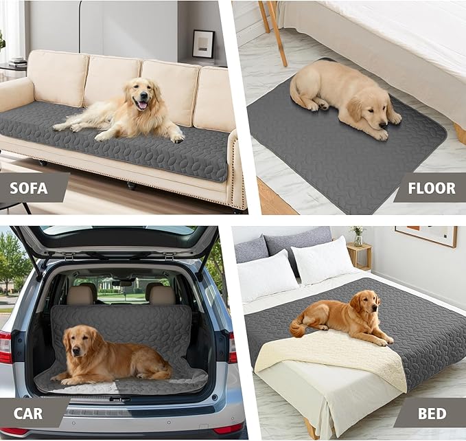 Ameritex Waterproof Pet Bed Cover Anti-Slip Dog Bed Blanket - Image 3
