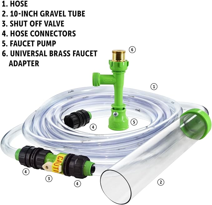 Python No Spill Clean and Fill Aquarium Maintenance System, Gravel Cleaner and - Image 4