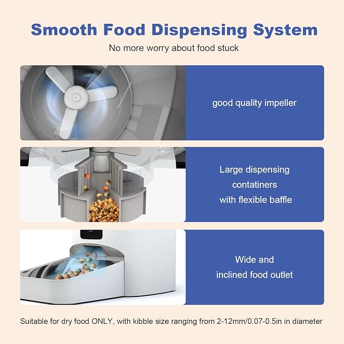2.4G WiFi Automatic Cat Feeder, 4L Food Dispenser - Image 7