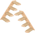 Cat Climbing Stair Shelf, Wall Mounted Ladder 2PCS 4 Steps Reversible Left & by PELUOMOZ