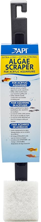 API ALGAE SCRAPER For Acrylic Aquariums 1-Count Container by API