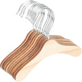 Wooden Pet Hangers for Small Dogs and Cats, 6.3 Inch Solid Wood Daily Clothes by MAGICLULU